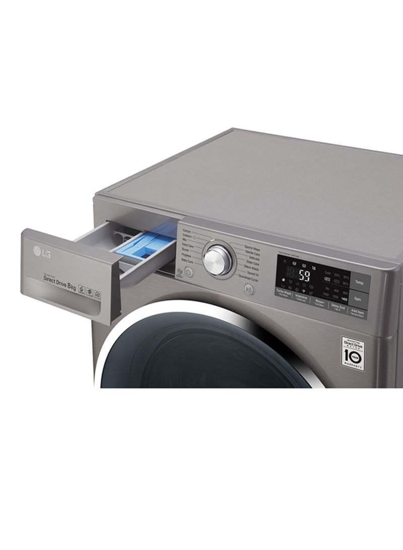 Front Load Wasing Machine 10KG F4J8JHP2SD Stone Silver